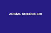 ANIMAL SCIENCE 320