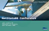 NatStats08 Conference