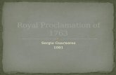 Royal  Proclamation  of 1763