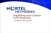 Signalling and Control  In IP Networks -  H.248, H.323 and SIP