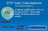 STP Gas Calculations