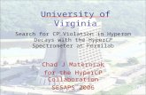 Search for CP Violation in Hyperon Decays with the Hyper CP  Spectrometer at Fermilab