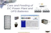 Care and Feeding of DC Power Plant and UPS Batteries