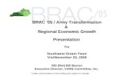 BRAC ’05 / Army Transformation &  Regional Economic Growth Presentation For