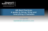 HR Best Practices: A guide to hiring, firing and  everything in between