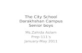 The City School Darakhshan  Campus Senior boys
