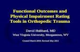 Functional Outcomes and Physical Impairment Rating Tools in Orthopedic Trauma