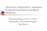 Succinct Geometric Indexes Supporting Point Location Queries