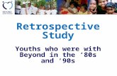 Retrospective Study Youths  who were with Beyond in the ‘80s and ‘90s