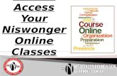 How to Access Your  Niswonger  Online Classes