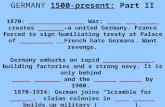 GERMANY  1500-present:  Part II