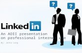 An AOII presentation  on professional internet use