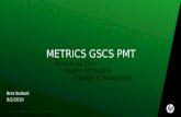 Metrics GSCS PMT