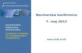 Novinarska konferenca 7. maj 2012 stat.si/nk