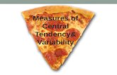 Measures  of Central Tendency& Variability