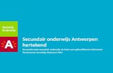 Secundair onderwijs Antwerpen hertekend