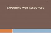 Exploring web resources