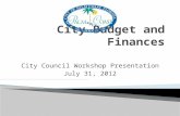 City Budget and Finances