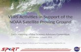 VIIRS Activities in Support of the NOAA Satellite Proving Ground