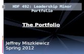 HDF 492: Leadership Minor Portfolio
