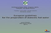 European guidelines  for the preparation of domestic hot water Janusz R óż alski,