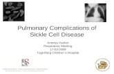 Pulmonary Complications of Sickle Cell Disease