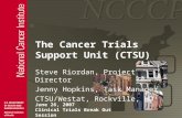 The Cancer Trials Support Unit (CTSU)