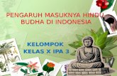 PENGARUH  MASUKNYA  HINDU-BUDHA  DI INDONESIA