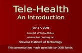Tele-Health An Introduction