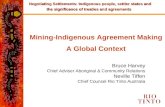 Mining-Indigenous Agreement Making  A Global Context