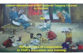 Lesson learned from AUNP-National Training Courses  in Vietnam