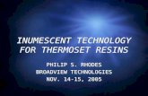 INUMESCENT TECHNOLOGY FOR THERMOSET RESINS