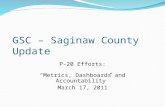GSC – Saginaw County Update
