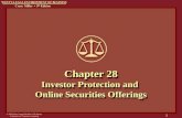Chapter 28 Investor Protection and  Online Securities Offerings