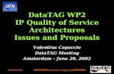 DataTAG WP2 IP Quality of Service Architectures Issues and Proposals