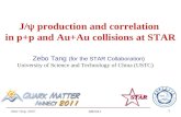 Zebo Tang  (for the STAR Collaboration) University of Science and Technology of China (USTC)