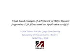 Fluid-based Analysis of a Network of AQM Routers Supporting TCP Flows with an Application to RED