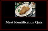 Meat Identification Quiz