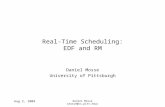 Real-Time Scheduling: EDF and RM