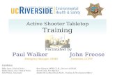 Active Shooter Tabletop Training