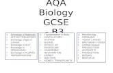 AQA Biology GCSE - B3