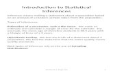 Introduction to Statistical Inferences