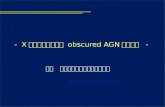 -  X 線選択で見つかる  obscured AGN の母銀河   -