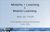 Mobility + Learning = Mobile Learning
