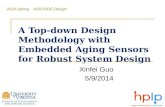A Top-down Design Methodology with Embedded  Aging Sensors for  Robust  System Design