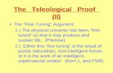 The   Teleological   Proof   (II)