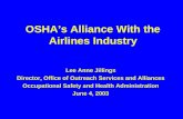 OSHA’s Alliance With the Airlines Industry