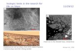 Isotopic tools in the search for  life on Mars  11/29/12