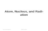 Atom, Nucleus, and Radiation