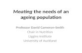 Meating  the needs of an ageing population